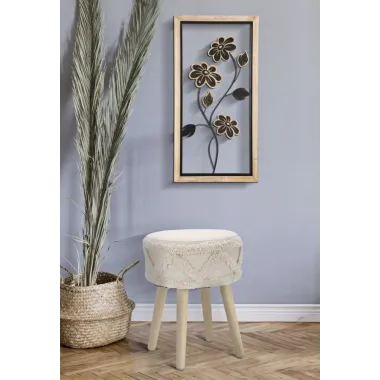 Płyta z Żelaza i Drewna GIRISH -A- 30x2,5x60 cm